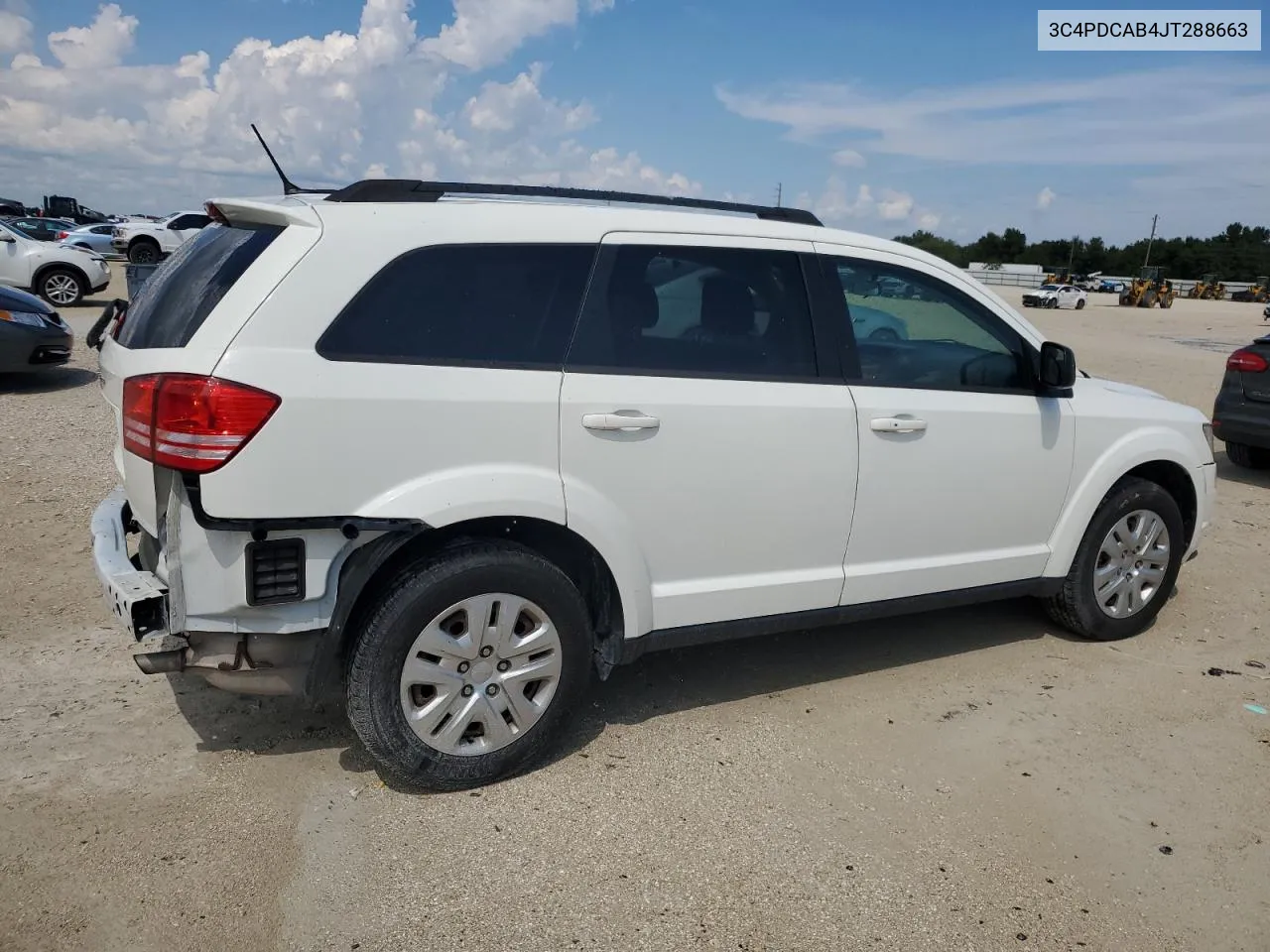 2018 Dodge Journey Se VIN: 3C4PDCAB4JT288663 Lot: 71937814