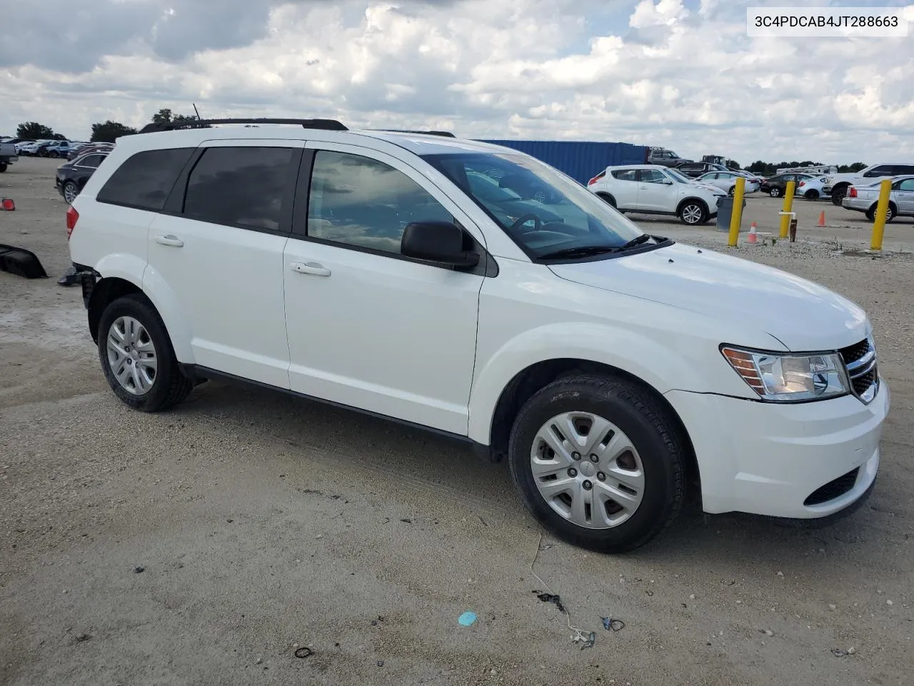 2018 Dodge Journey Se VIN: 3C4PDCAB4JT288663 Lot: 71937814