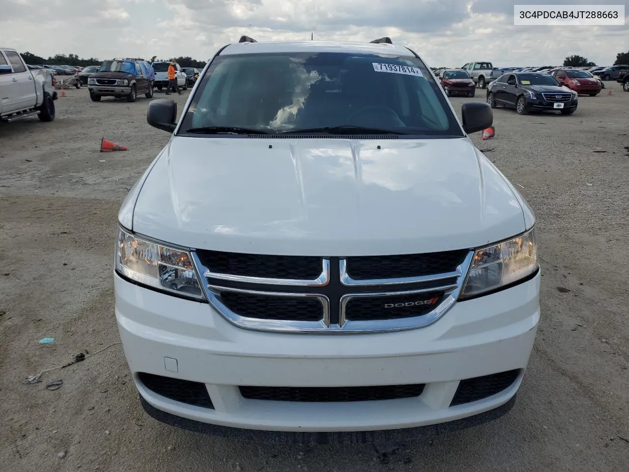 2018 Dodge Journey Se VIN: 3C4PDCAB4JT288663 Lot: 71937814