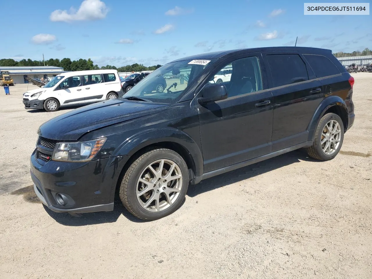 2018 Dodge Journey Gt VIN: 3C4PDCEG6JT511694 Lot: 71996654