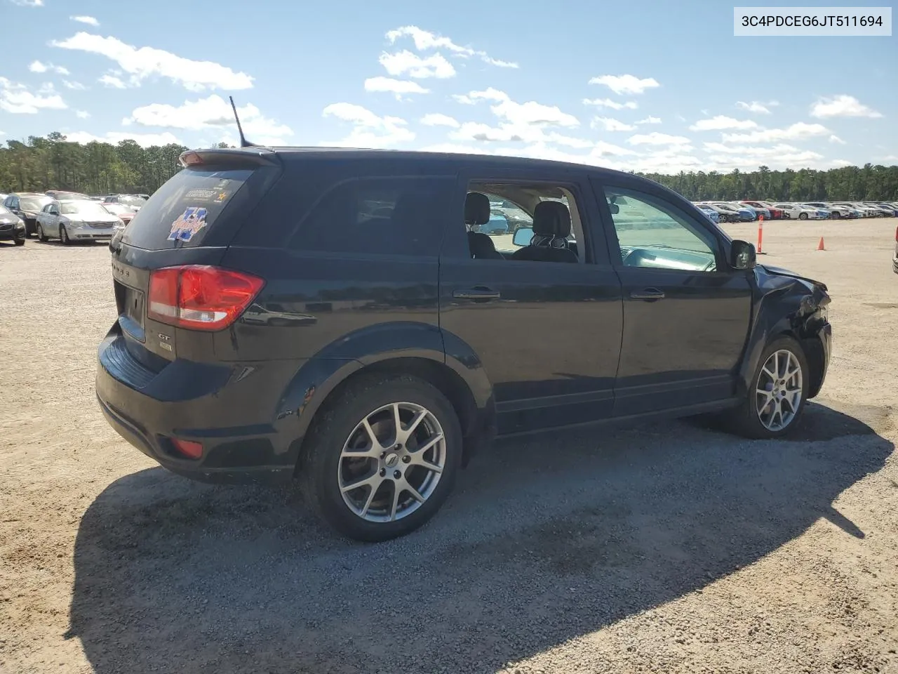 2018 Dodge Journey Gt VIN: 3C4PDCEG6JT511694 Lot: 71996654