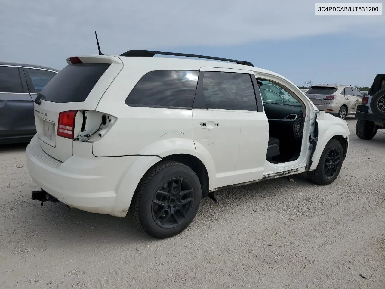 2018 Dodge Journey Se VIN: 3C4PDCAB8JT531200 Lot: 72013004