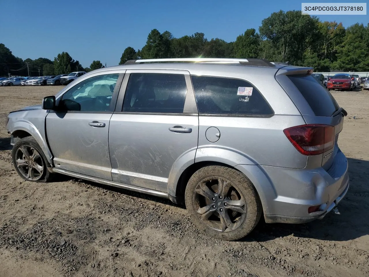 2018 Dodge Journey Crossroad VIN: 3C4PDCGG3JT378180 Lot: 72019674