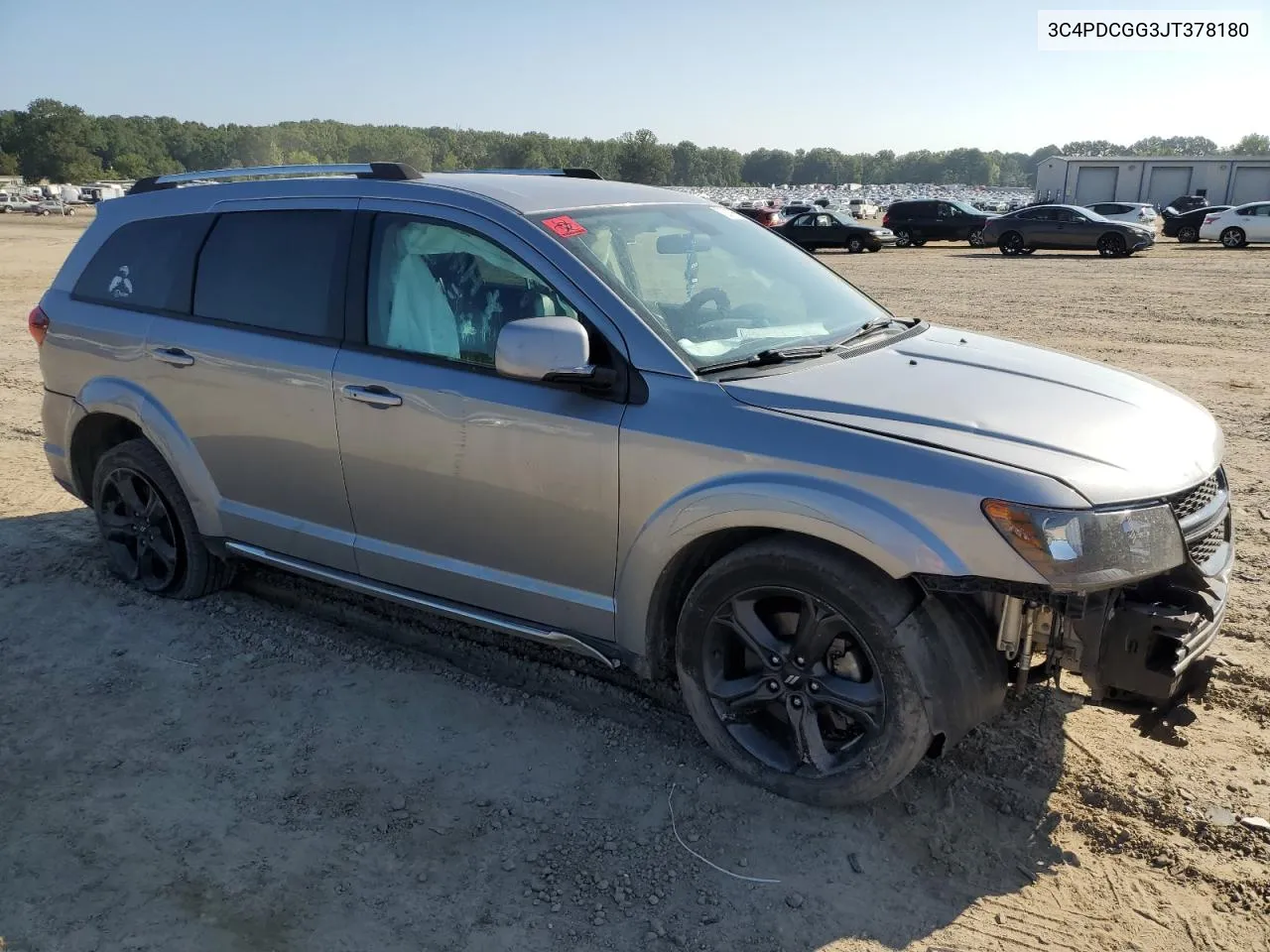 2018 Dodge Journey Crossroad VIN: 3C4PDCGG3JT378180 Lot: 72019674