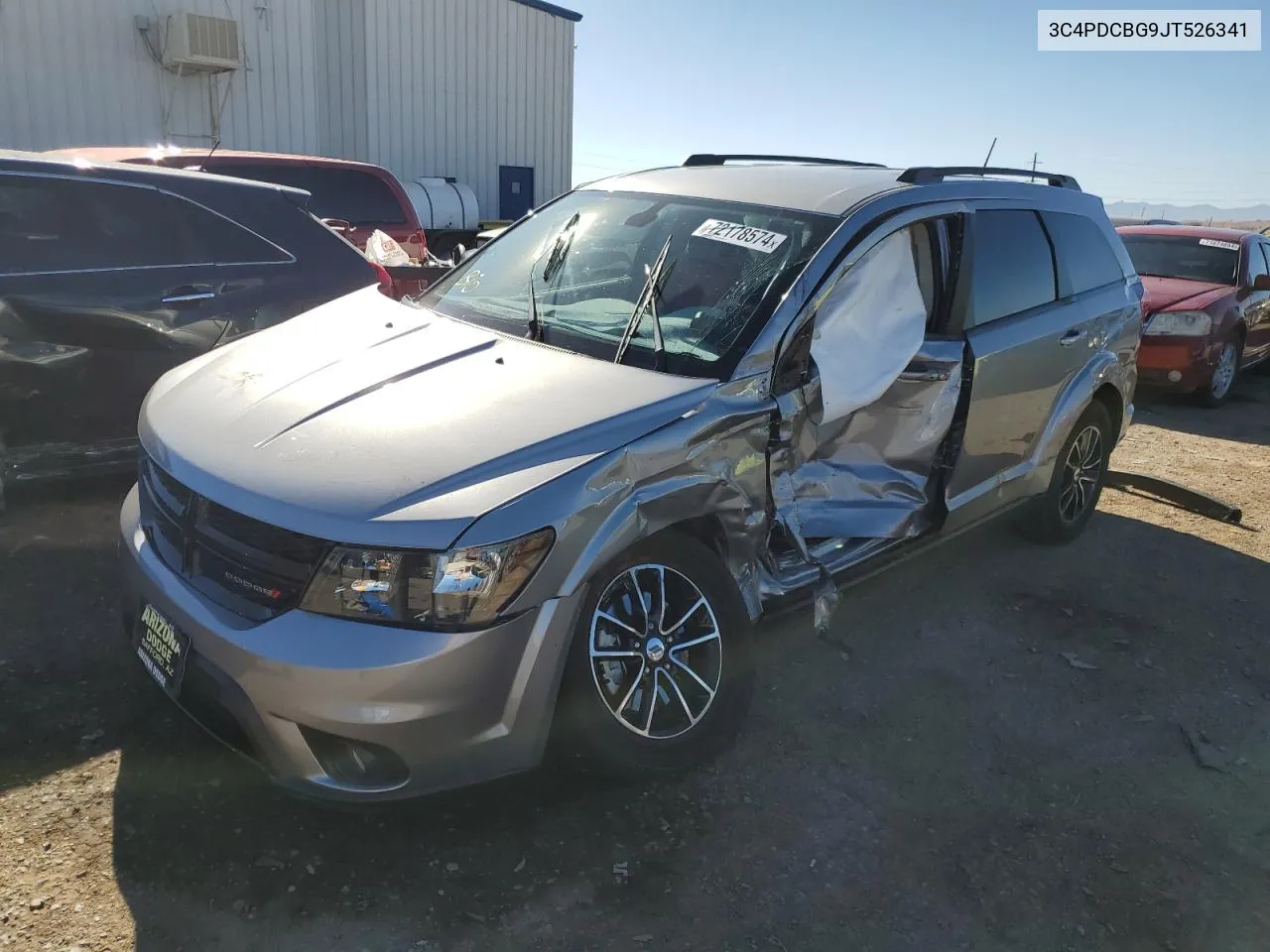 3C4PDCBG9JT526341 2018 Dodge Journey Sxt