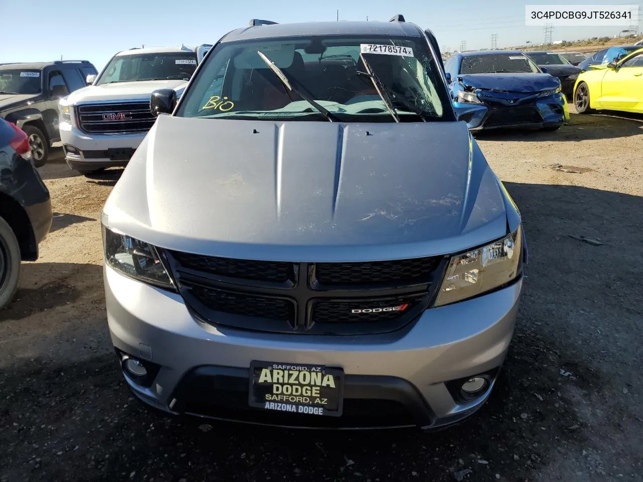 3C4PDCBG9JT526341 2018 Dodge Journey Sxt