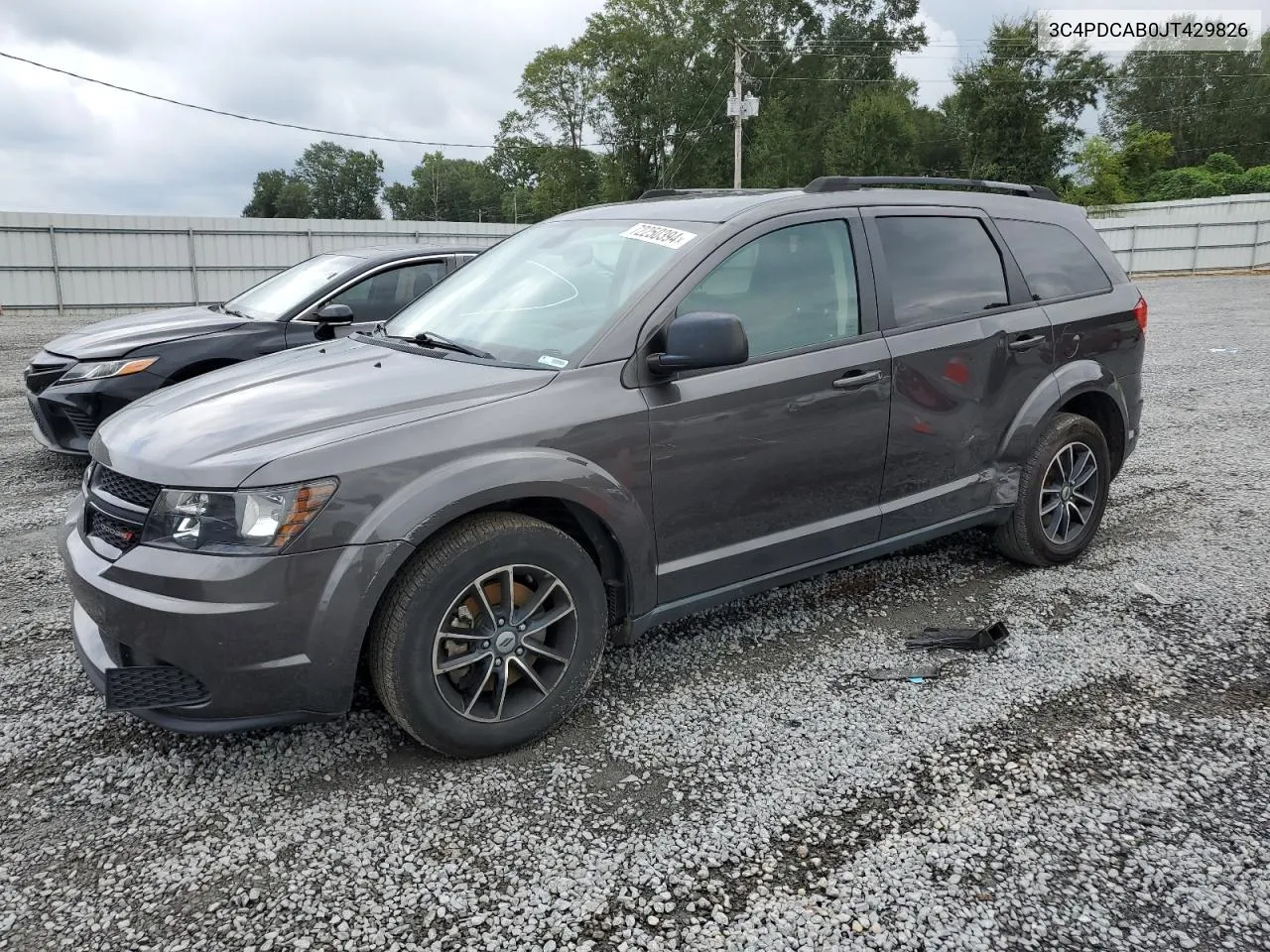 2018 Dodge Journey Se VIN: 3C4PDCAB0JT429826 Lot: 72250394