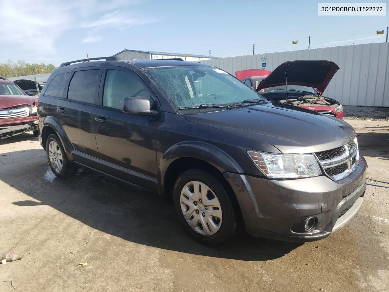 2018 Dodge Journey Sxt VIN: 3C4PDCBG0JT522372 Lot: 72267294