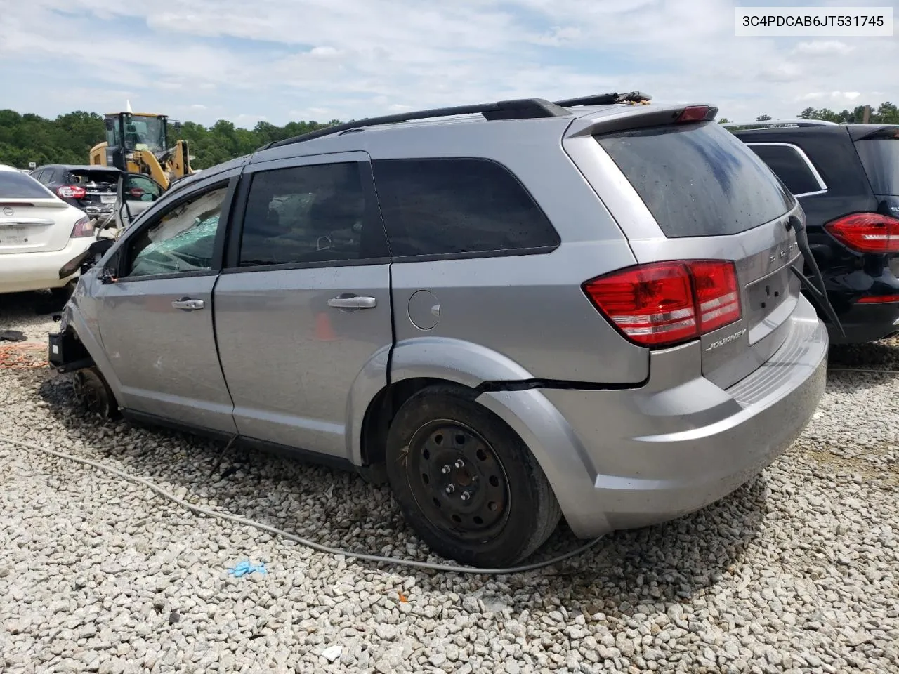 2018 Dodge Journey Se VIN: 3C4PDCAB6JT531745 Lot: 72299604