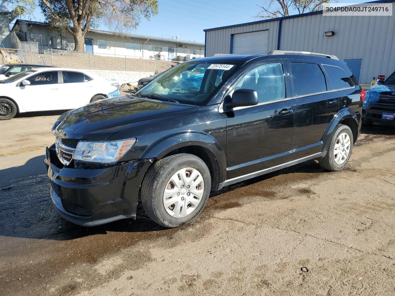 2018 Dodge Journey Se VIN: 3C4PDDAG0JT249716 Lot: 72475144