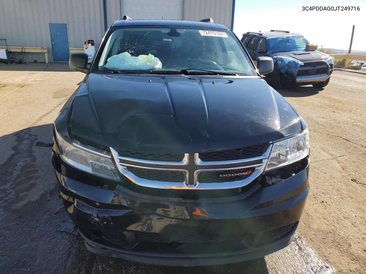 2018 Dodge Journey Se VIN: 3C4PDDAG0JT249716 Lot: 72475144