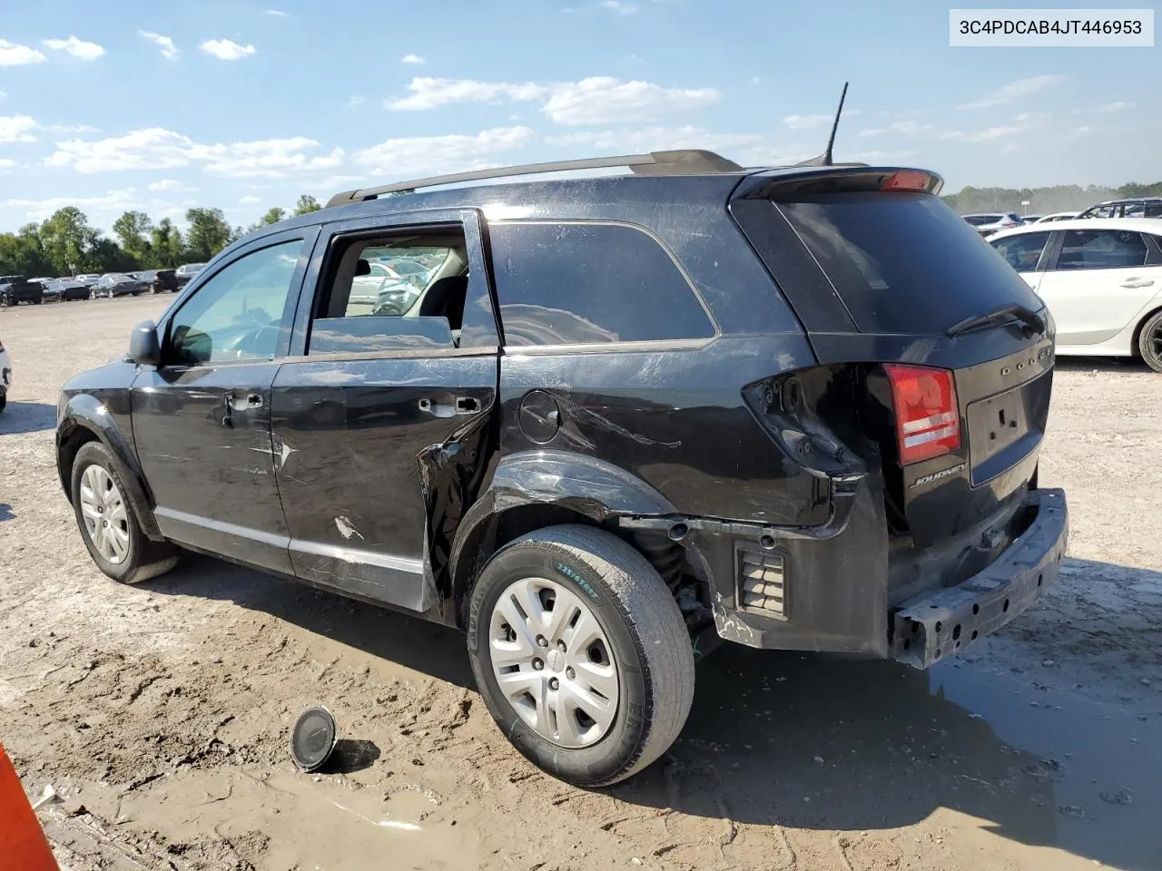 2018 Dodge Journey Se VIN: 3C4PDCAB4JT446953 Lot: 72540044