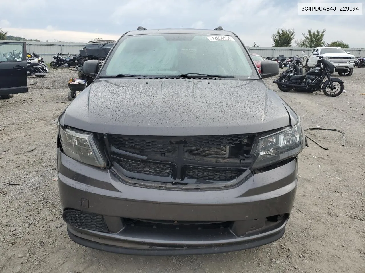 2018 Dodge Journey Se VIN: 3C4PDCAB4JT229094 Lot: 72606954