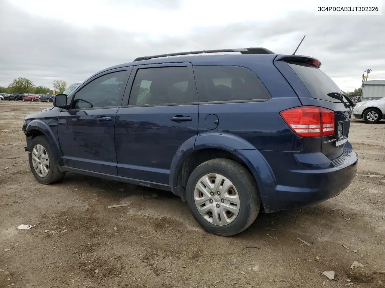 2018 Dodge Journey Se VIN: 3C4PDCAB3JT302326 Lot: 72736684