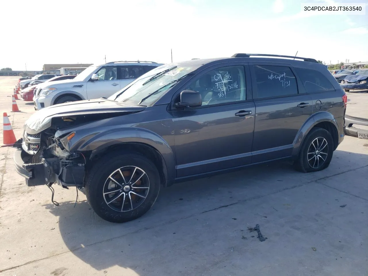 3C4PDCAB2JT363540 2018 Dodge Journey Se