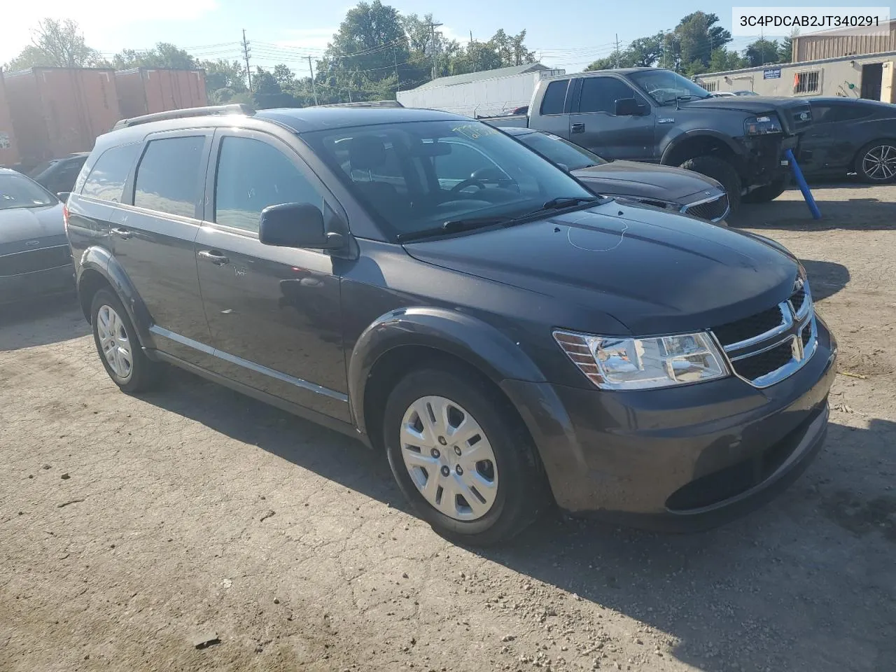 2018 Dodge Journey Se VIN: 3C4PDCAB2JT340291 Lot: 72755664