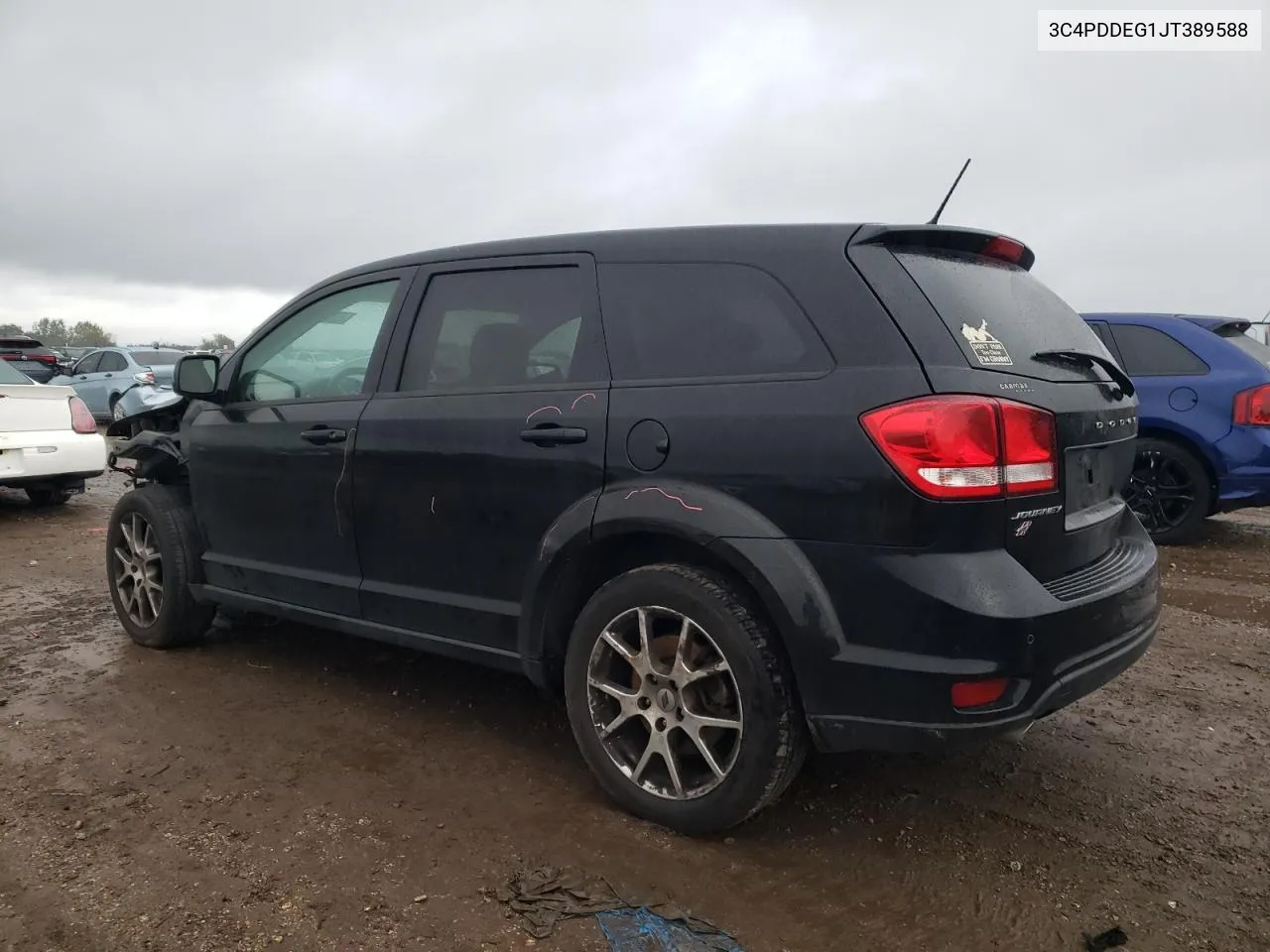 2018 Dodge Journey Gt VIN: 3C4PDDEG1JT389588 Lot: 72761264