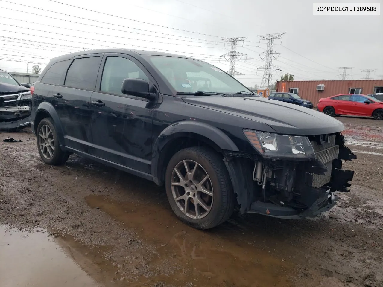 2018 Dodge Journey Gt VIN: 3C4PDDEG1JT389588 Lot: 72761264