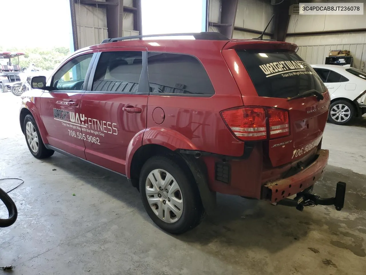 2018 Dodge Journey Se VIN: 3C4PDCAB8JT236078 Lot: 72782694