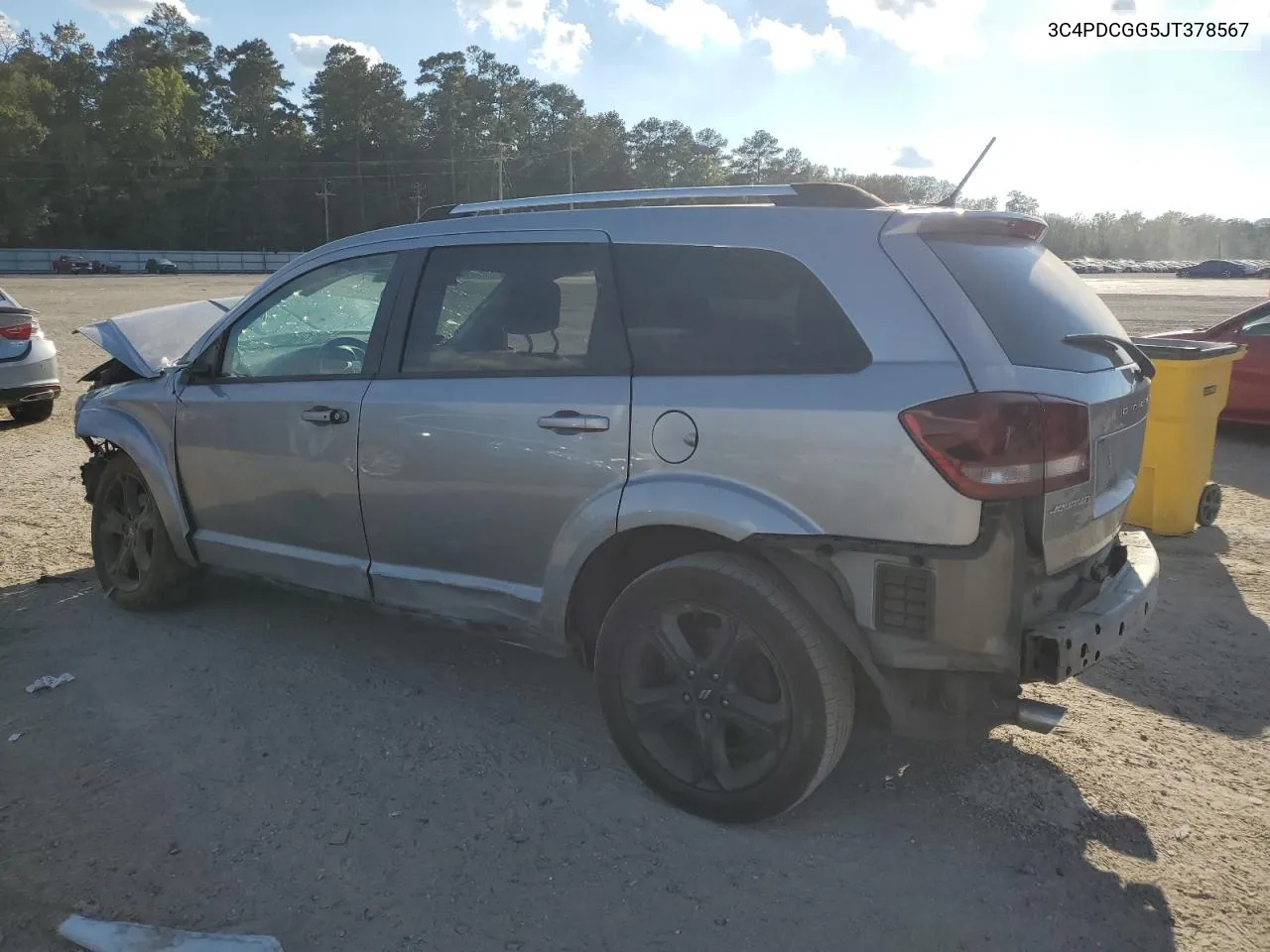 2018 Dodge Journey Crossroad VIN: 3C4PDCGG5JT378567 Lot: 72947204