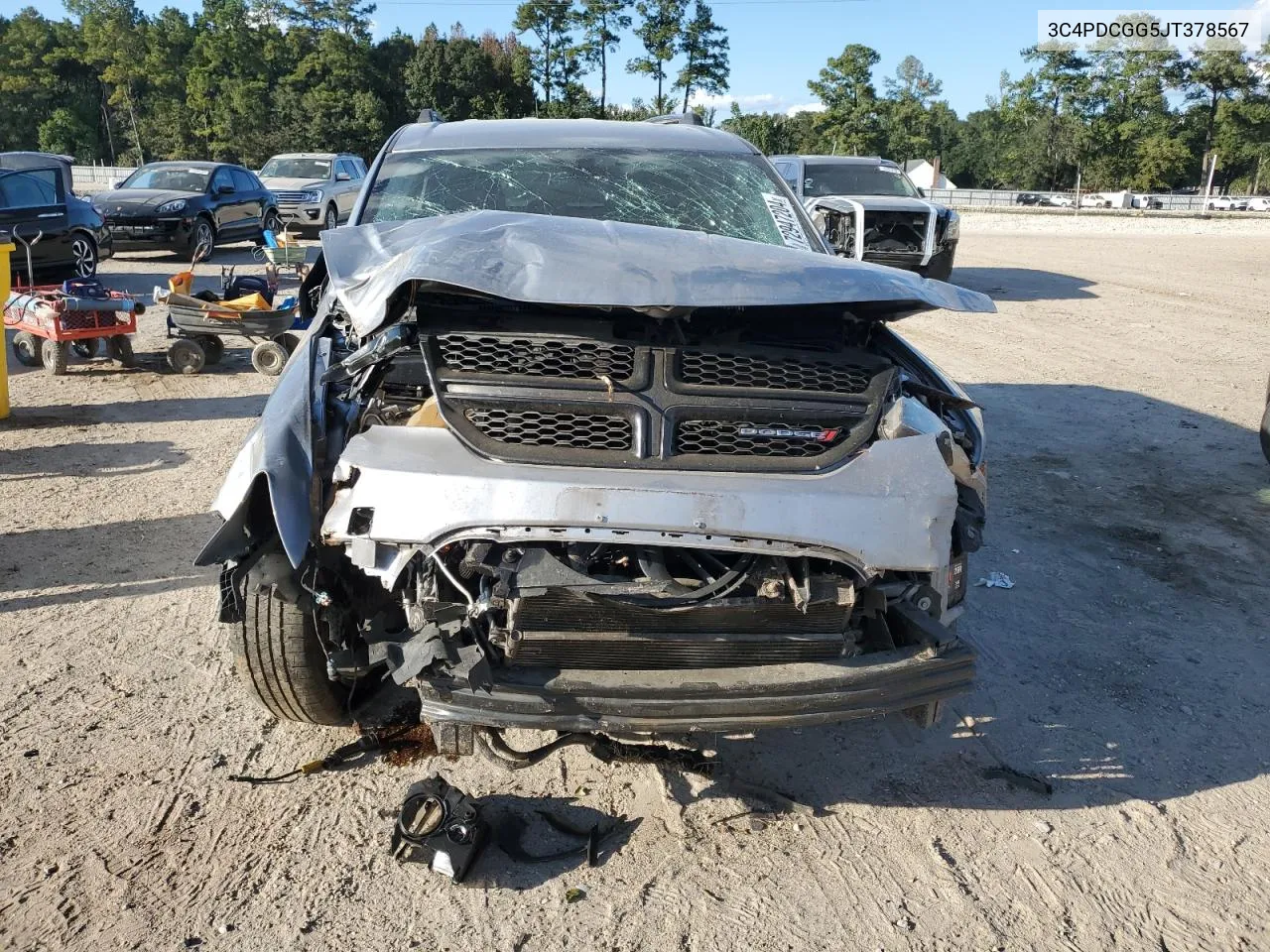 2018 Dodge Journey Crossroad VIN: 3C4PDCGG5JT378567 Lot: 72947204