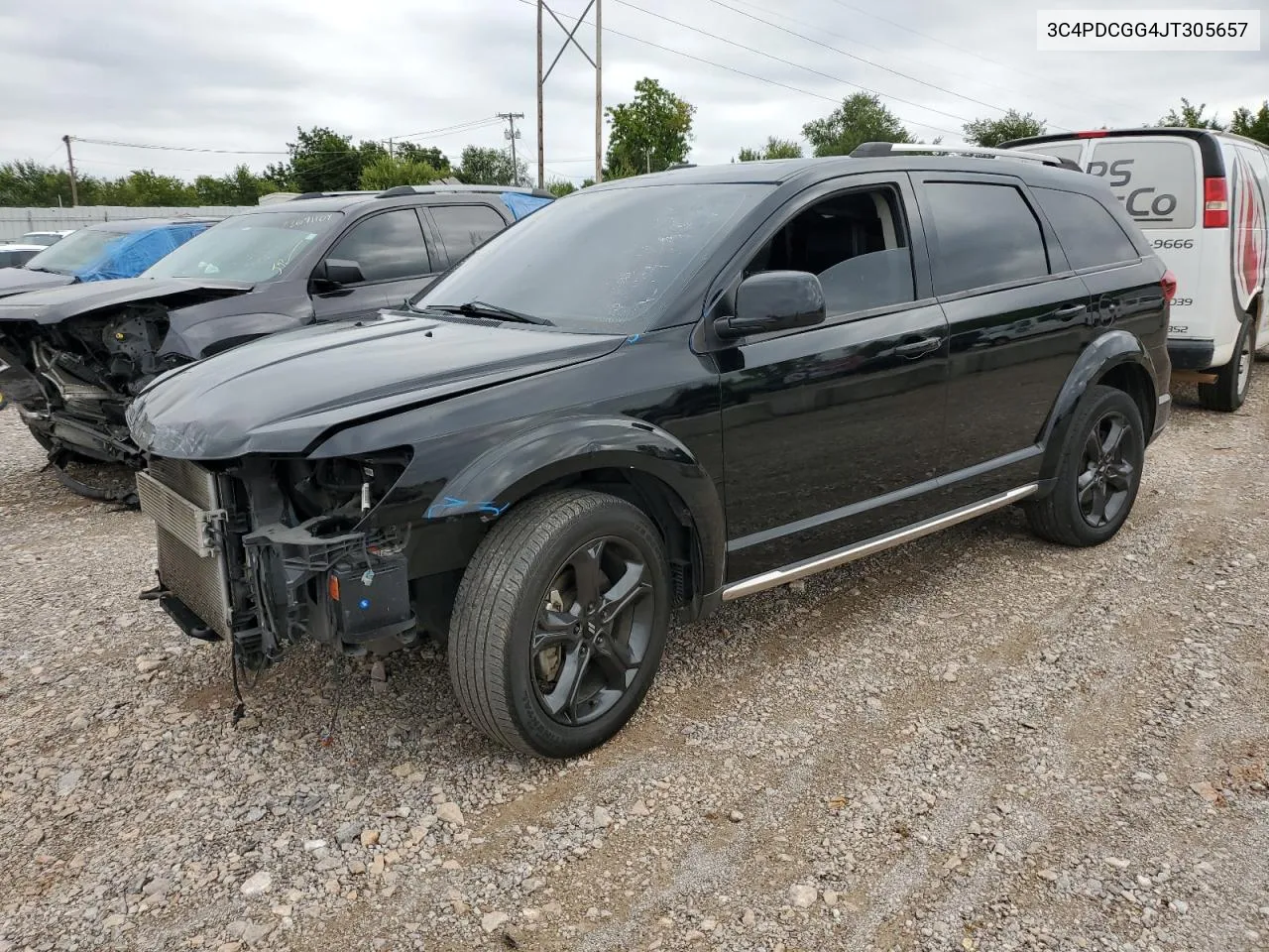 2018 Dodge Journey Crossroad VIN: 3C4PDCGG4JT305657 Lot: 72950814