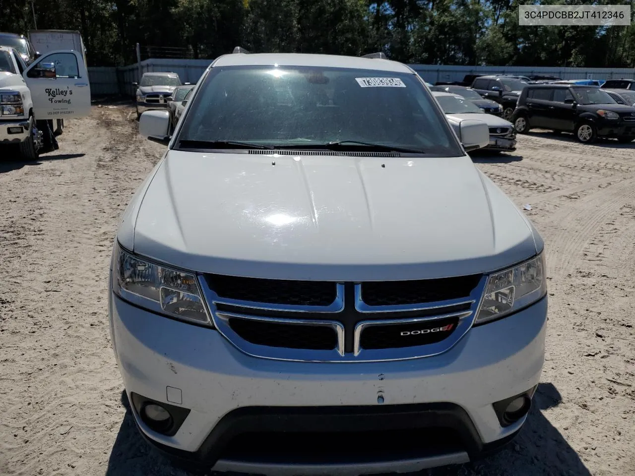 2018 Dodge Journey Sxt VIN: 3C4PDCBB2JT412346 Lot: 73083934