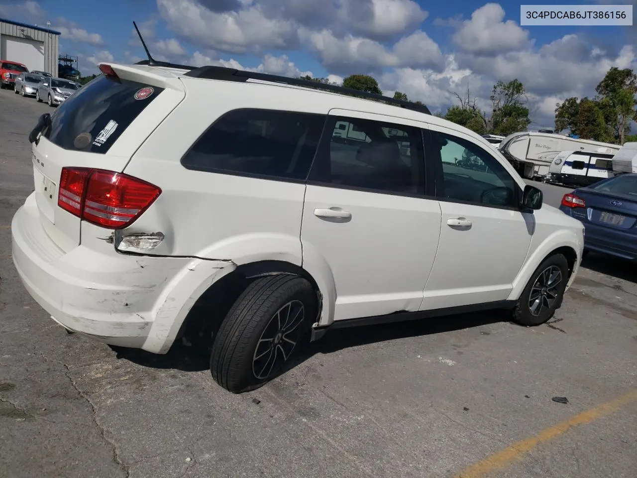 2018 Dodge Journey Se VIN: 3C4PDCAB6JT386156 Lot: 73169104