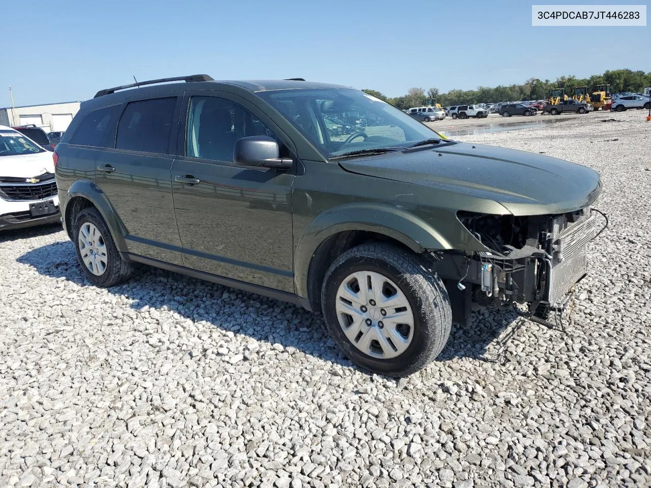 2018 Dodge Journey Se VIN: 3C4PDCAB7JT446283 Lot: 73177504