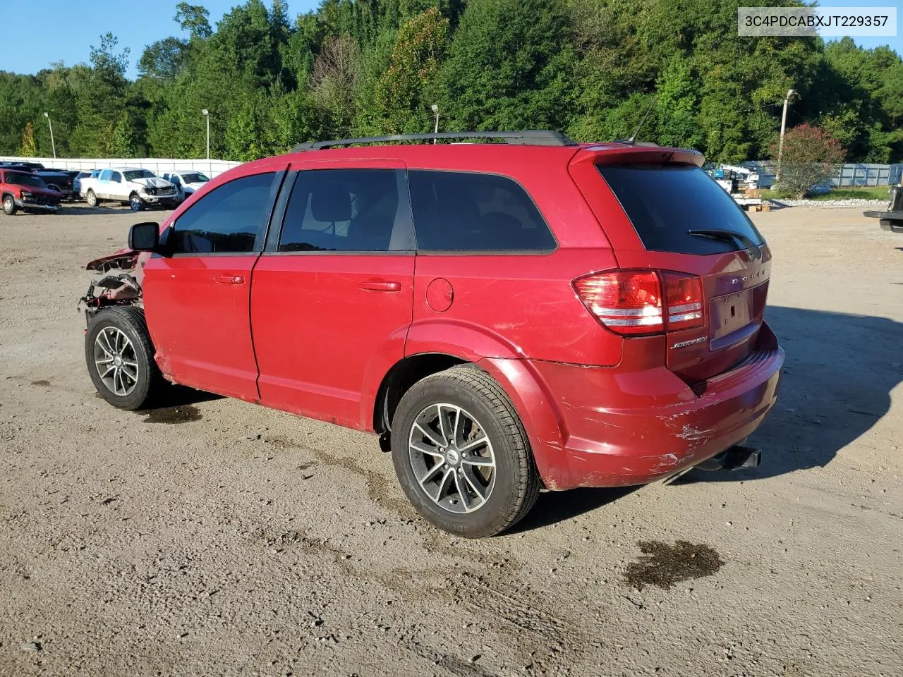 2018 Dodge Journey Se VIN: 3C4PDCABXJT229357 Lot: 73201524