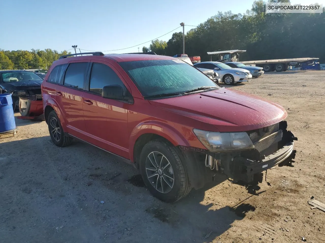 2018 Dodge Journey Se VIN: 3C4PDCABXJT229357 Lot: 73201524