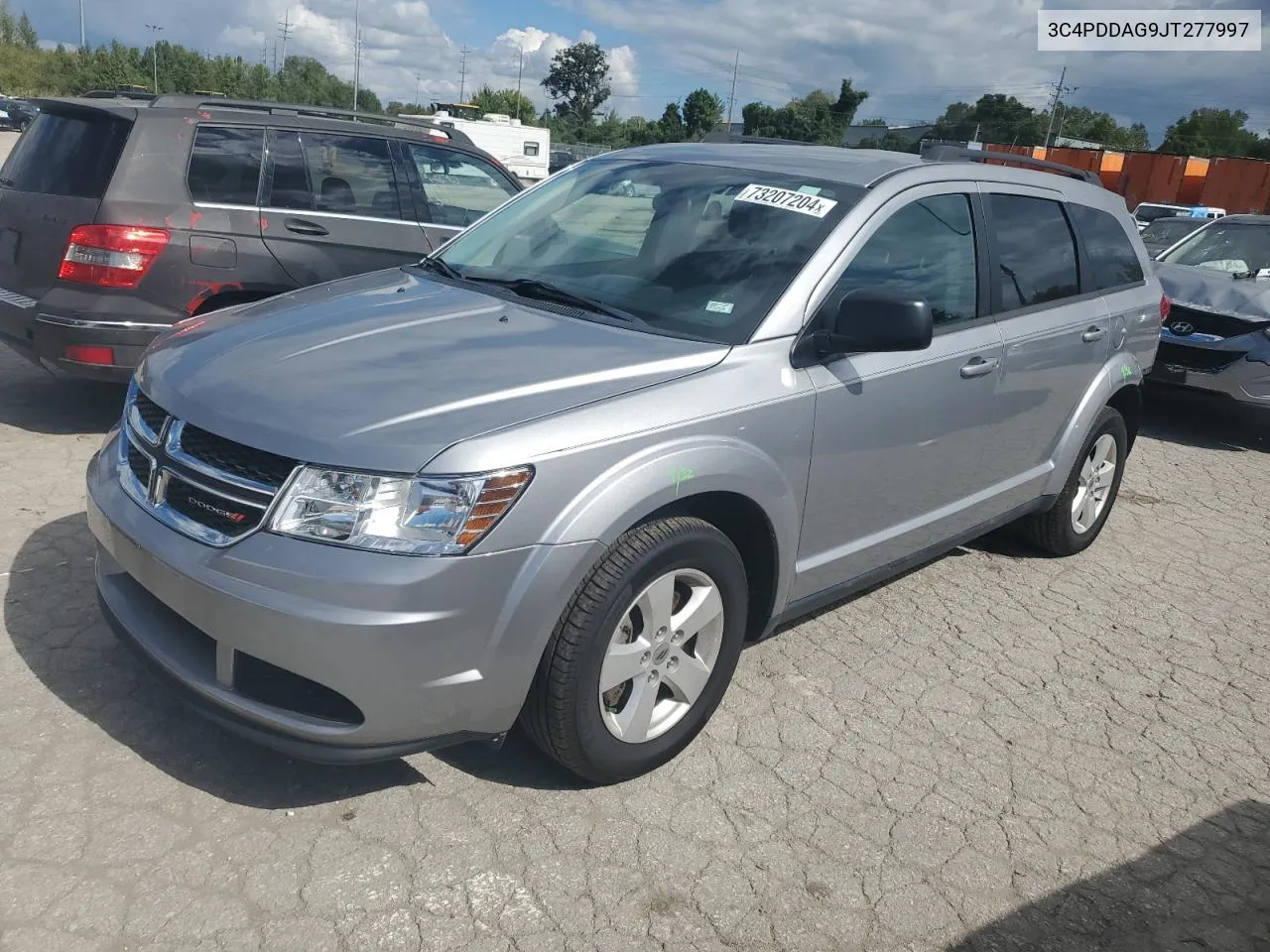 2018 Dodge Journey Se VIN: 3C4PDDAG9JT277997 Lot: 73207204