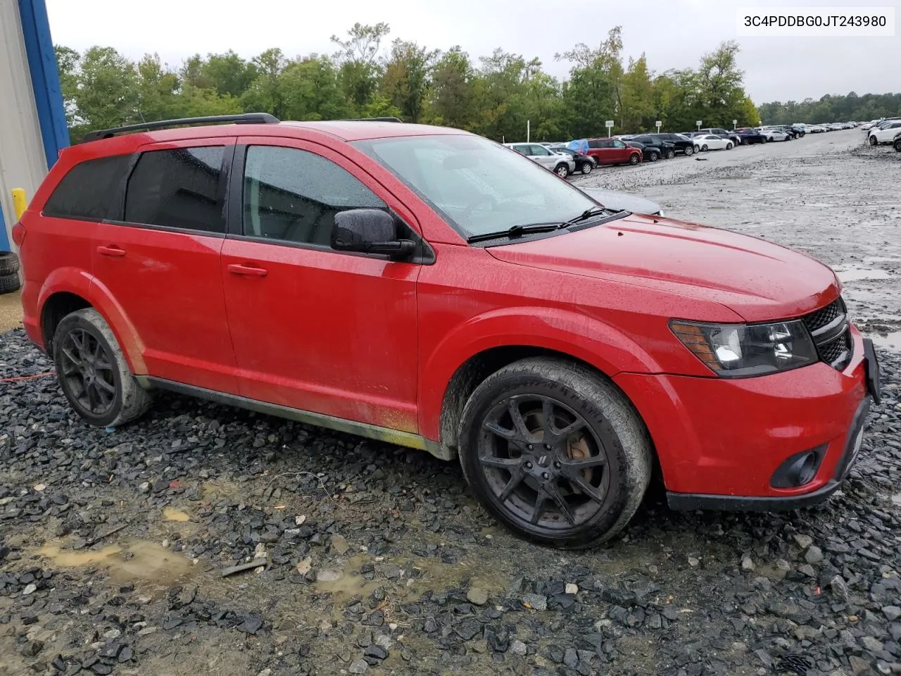 2018 Dodge Journey Sxt VIN: 3C4PDDBG0JT243980 Lot: 73351124