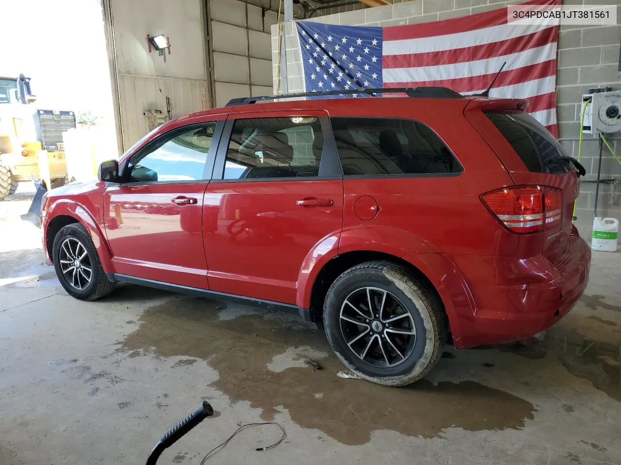 2018 Dodge Journey Se VIN: 3C4PDCAB1JT381561 Lot: 73371124