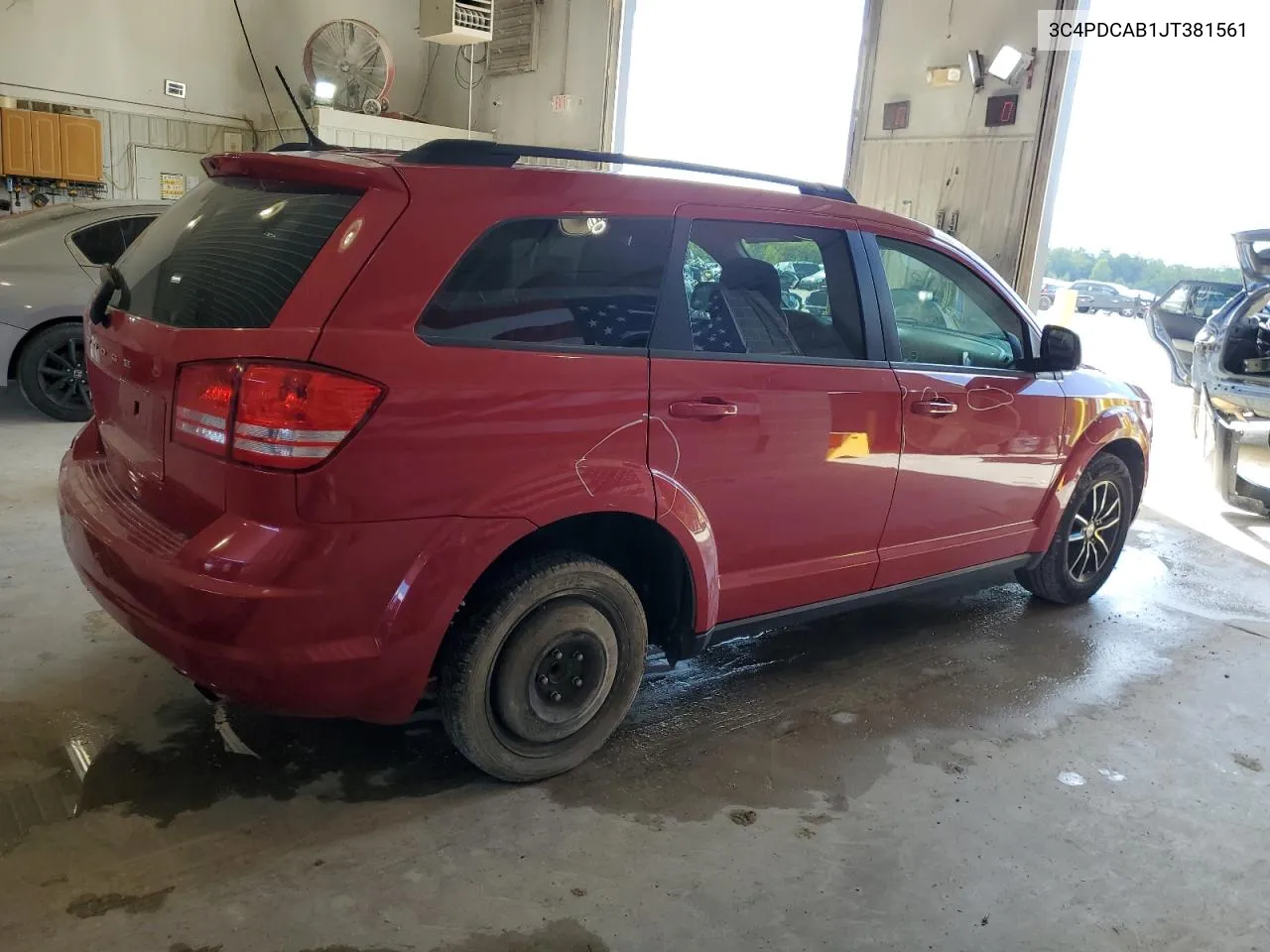 2018 Dodge Journey Se VIN: 3C4PDCAB1JT381561 Lot: 73371124