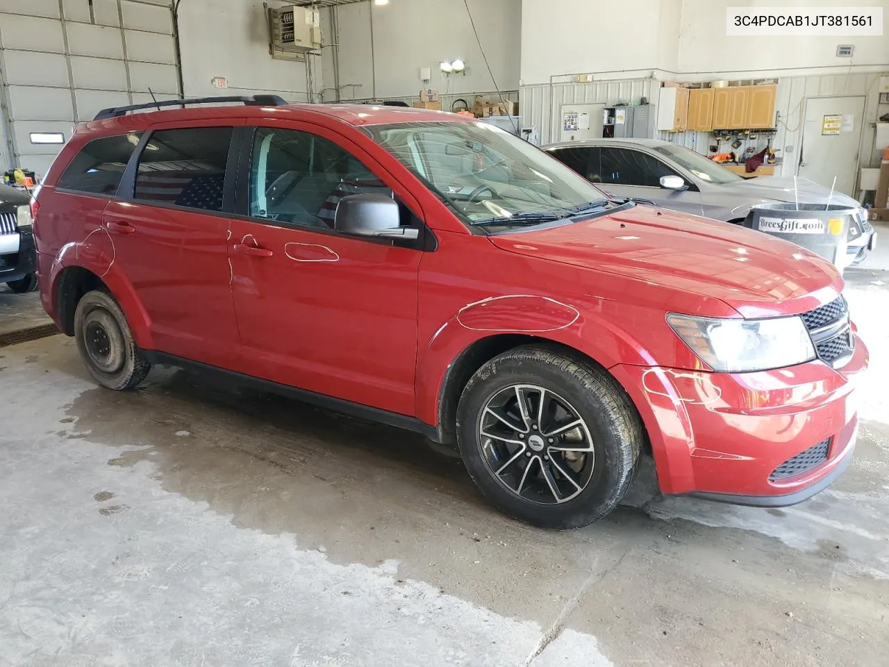 2018 Dodge Journey Se VIN: 3C4PDCAB1JT381561 Lot: 73371124