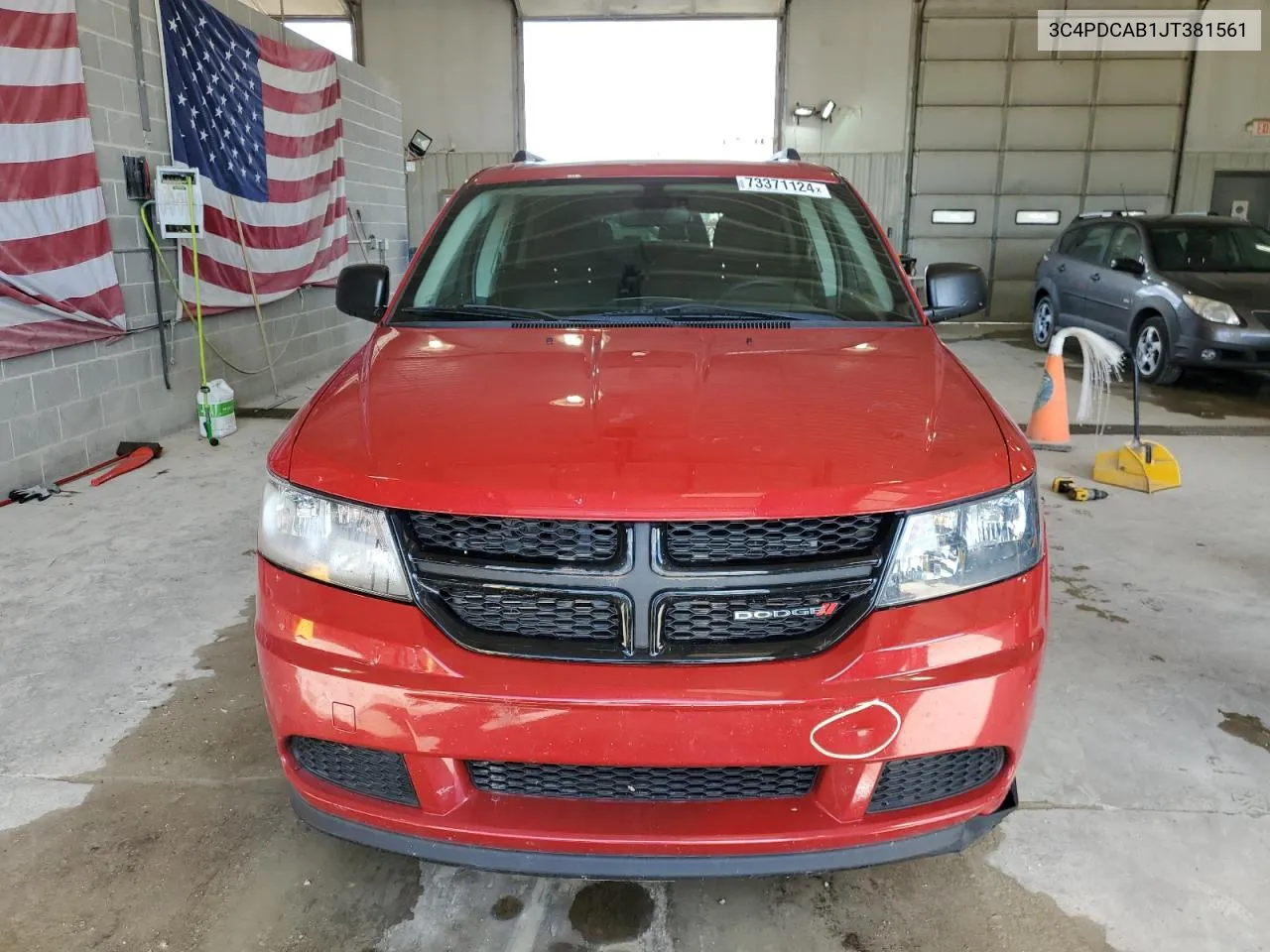 2018 Dodge Journey Se VIN: 3C4PDCAB1JT381561 Lot: 73371124