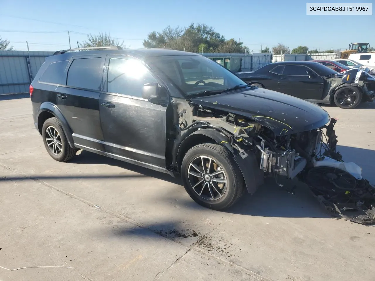 2018 Dodge Journey Se VIN: 3C4PDCAB8JT519967 Lot: 73396034