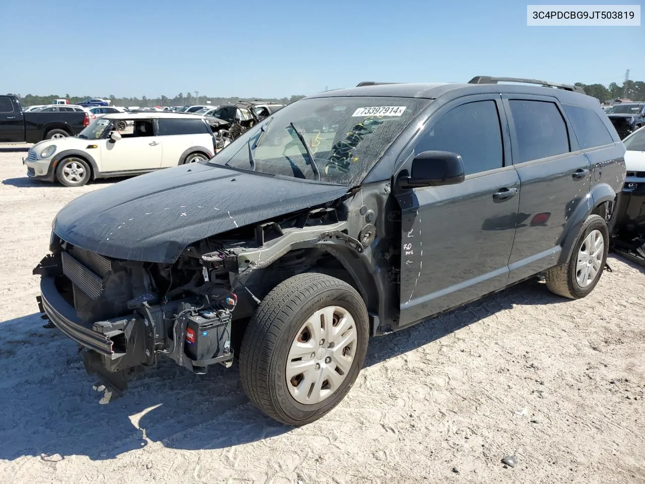 3C4PDCBG9JT503819 2018 Dodge Journey Sxt