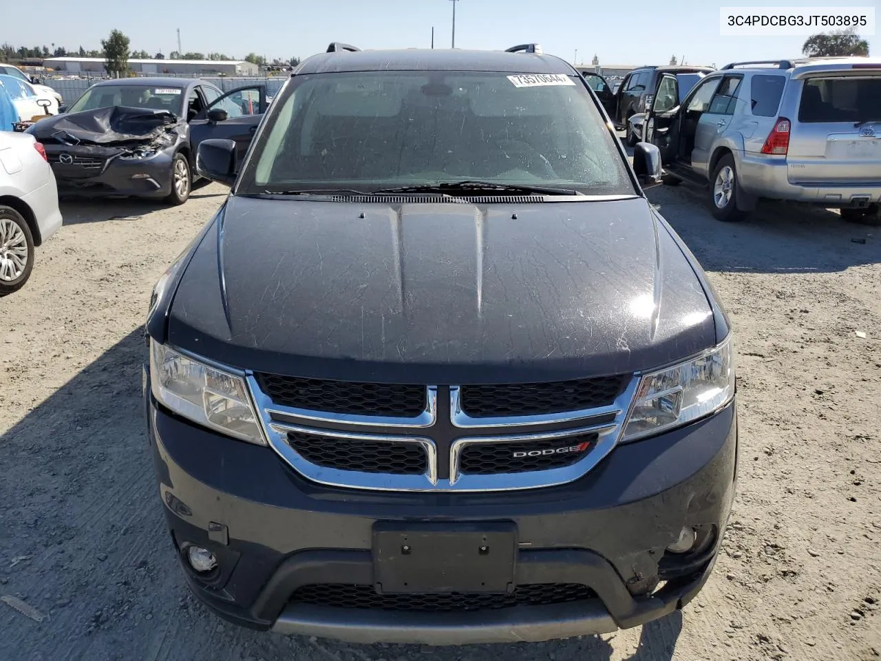 2018 Dodge Journey Sxt VIN: 3C4PDCBG3JT503895 Lot: 73570644