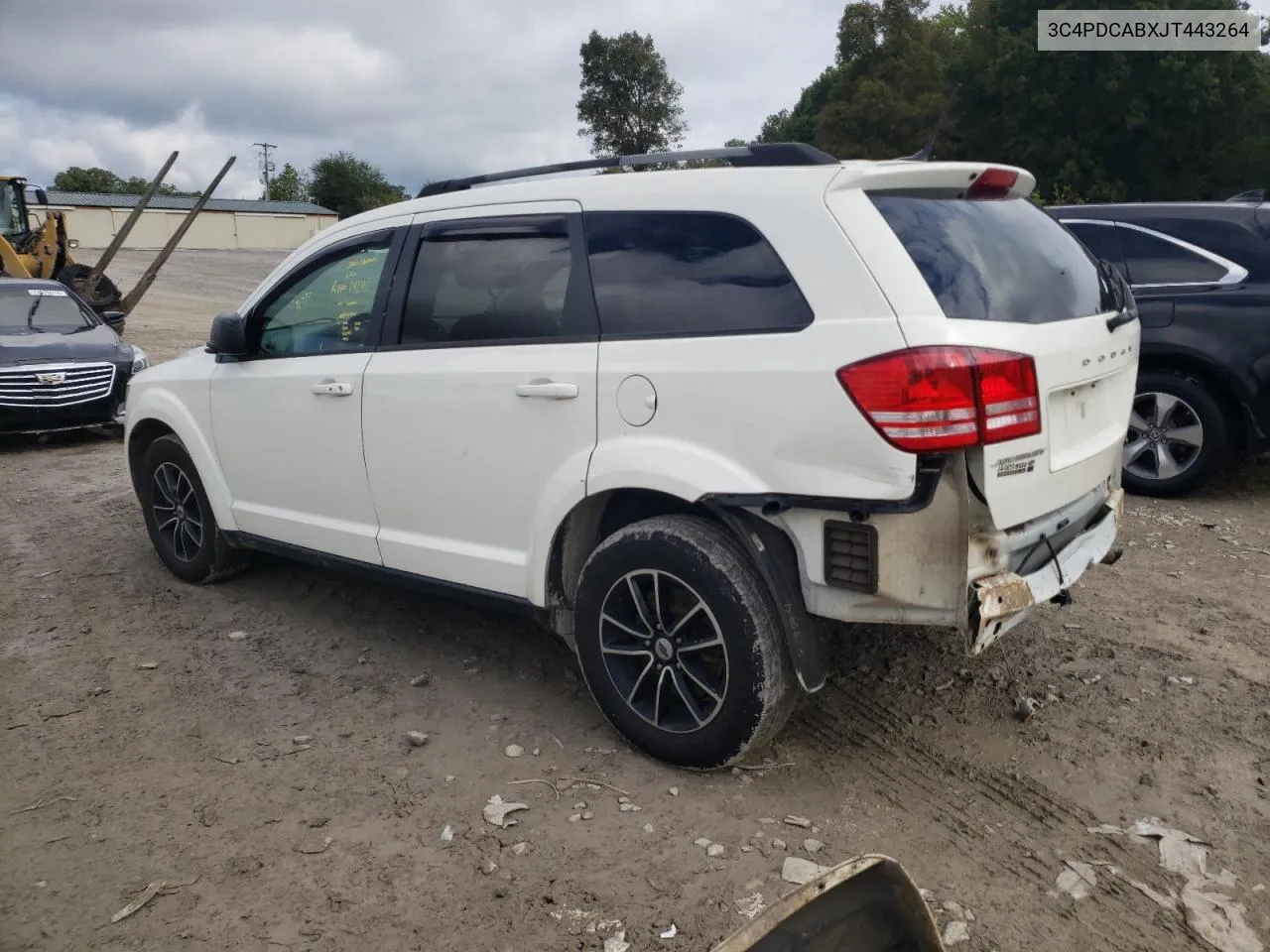 2018 Dodge Journey Se VIN: 3C4PDCABXJT443264 Lot: 73578144