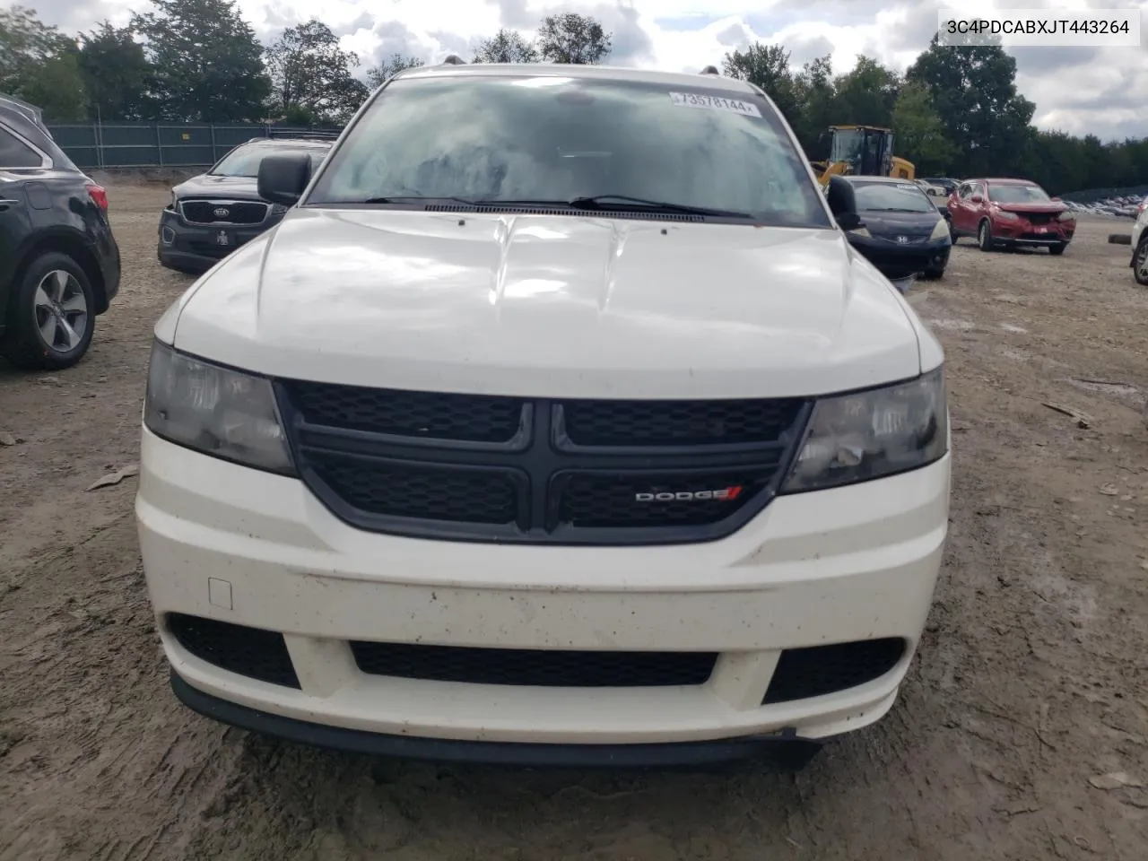 2018 Dodge Journey Se VIN: 3C4PDCABXJT443264 Lot: 73578144