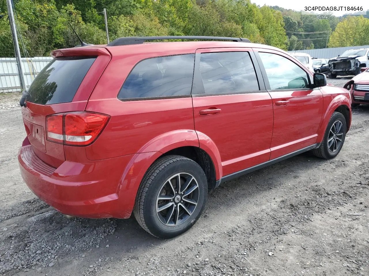 2018 Dodge Journey Se VIN: 3C4PDDAG8JT184646 Lot: 73647914