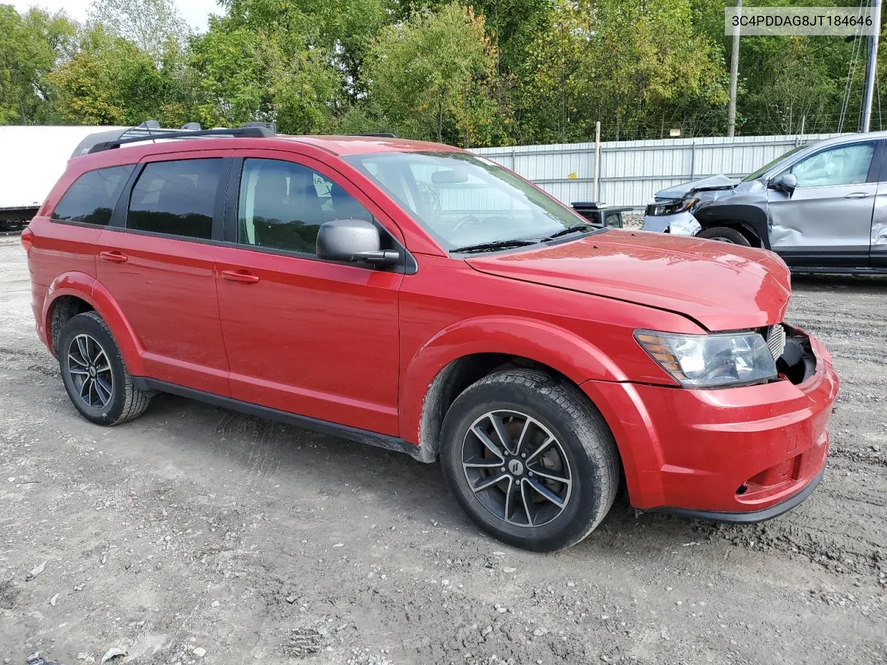 2018 Dodge Journey Se VIN: 3C4PDDAG8JT184646 Lot: 73647914