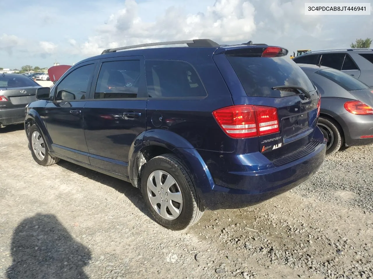 2018 Dodge Journey Se VIN: 3C4PDCAB8JT446941 Lot: 73739314