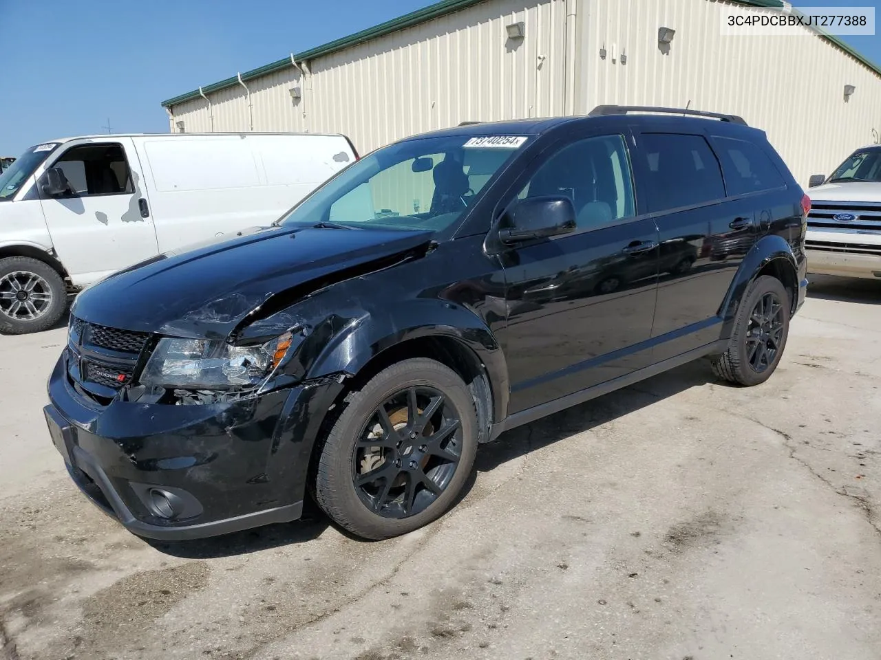 2018 Dodge Journey Sxt VIN: 3C4PDCBBXJT277388 Lot: 73740254