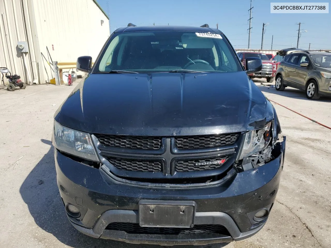 2018 Dodge Journey Sxt VIN: 3C4PDCBBXJT277388 Lot: 73740254