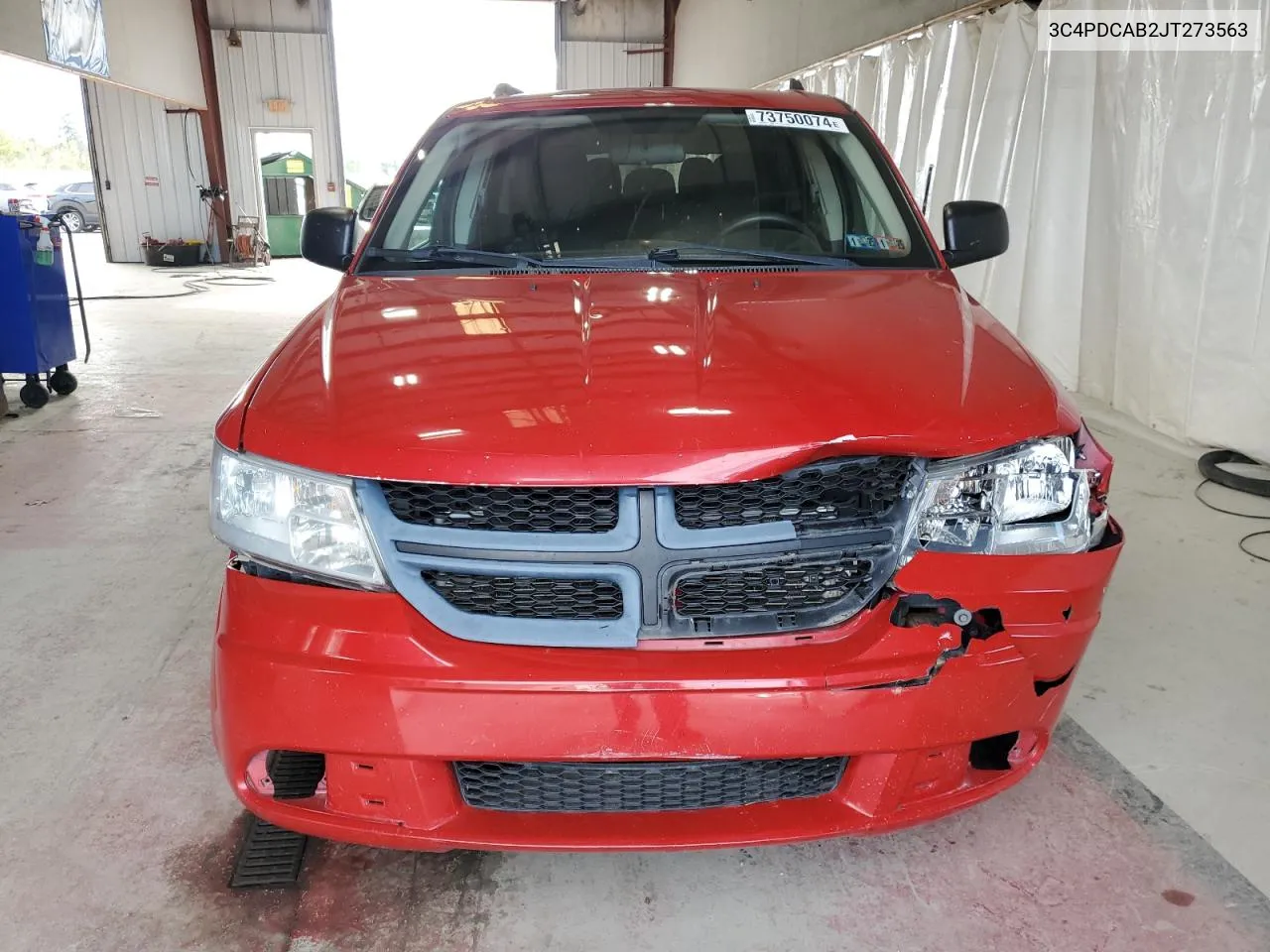 2018 Dodge Journey Se VIN: 3C4PDCAB2JT273563 Lot: 73750074