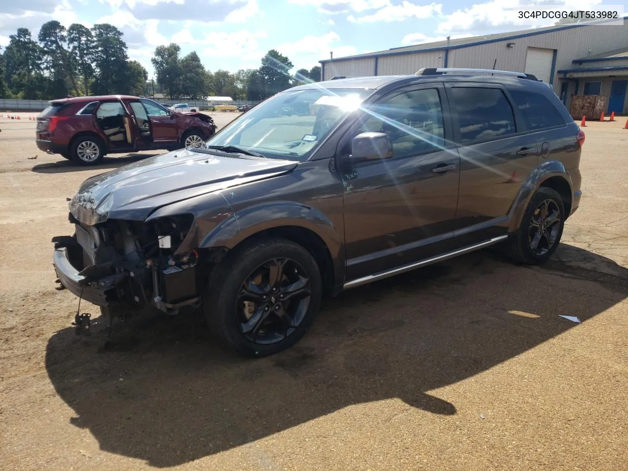 2018 Dodge Journey Crossroad VIN: 3C4PDCGG4JT533982 Lot: 73754864