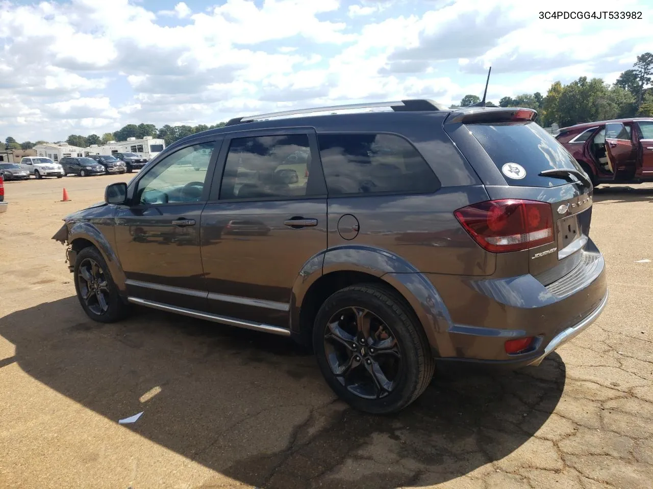 2018 Dodge Journey Crossroad VIN: 3C4PDCGG4JT533982 Lot: 73754864